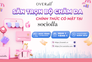 OVERall có mặt tại sociolla