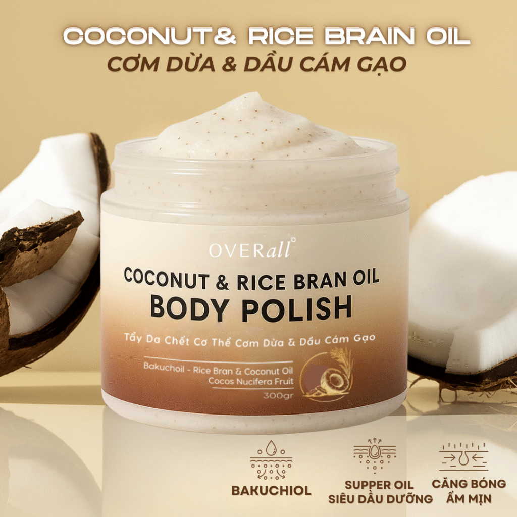 tẩy da chết cơm dừa