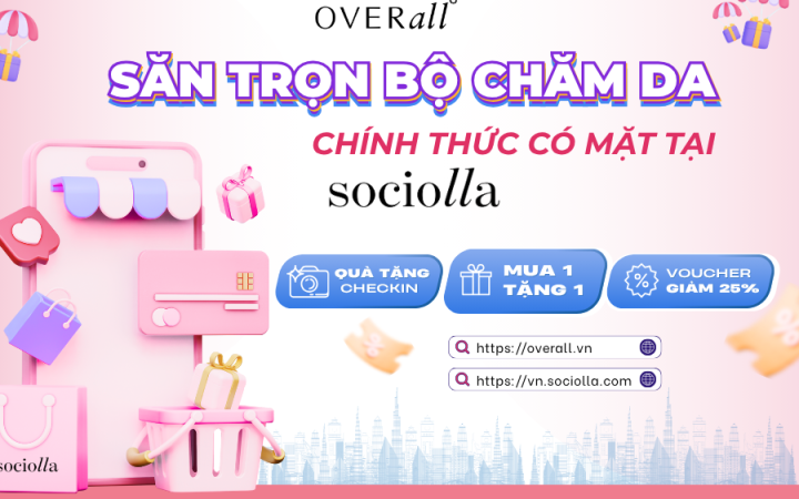 OVERall có mặt tại sociolla