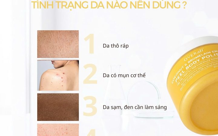 tẩy da chết enzyme dứa